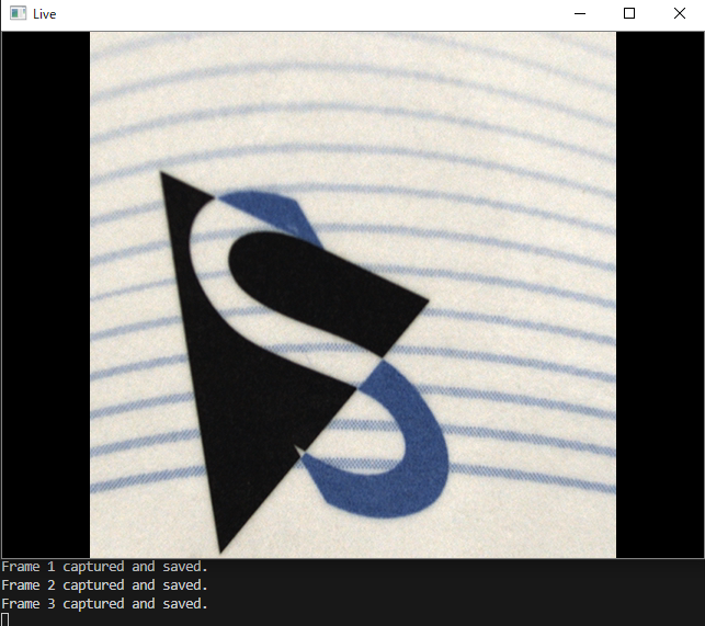 OpenCV使ってトリガー入力でライブ表示中の画像を保存する方法