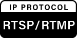 RTSP/RTMPプロトコル・ONVIF対応