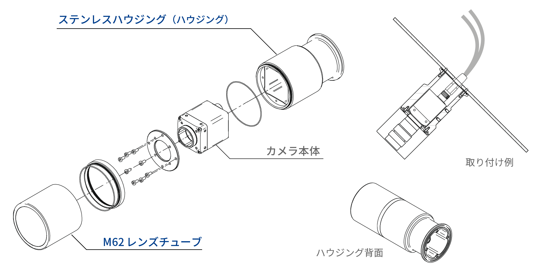 ステンレスハウジング変更キット