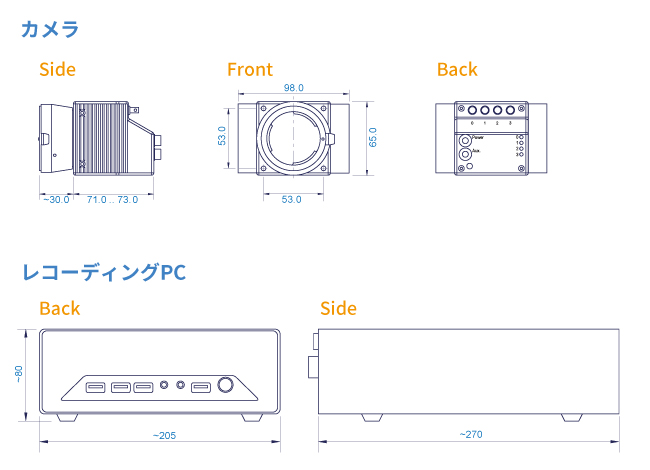 Runnerシリーズ 寸法図面