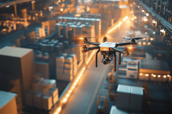 ドローンに搭載して撮影