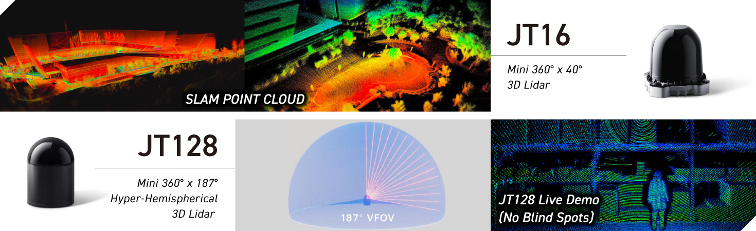 JT16 SLAM POINT CLOUD / JT128 Live Demo