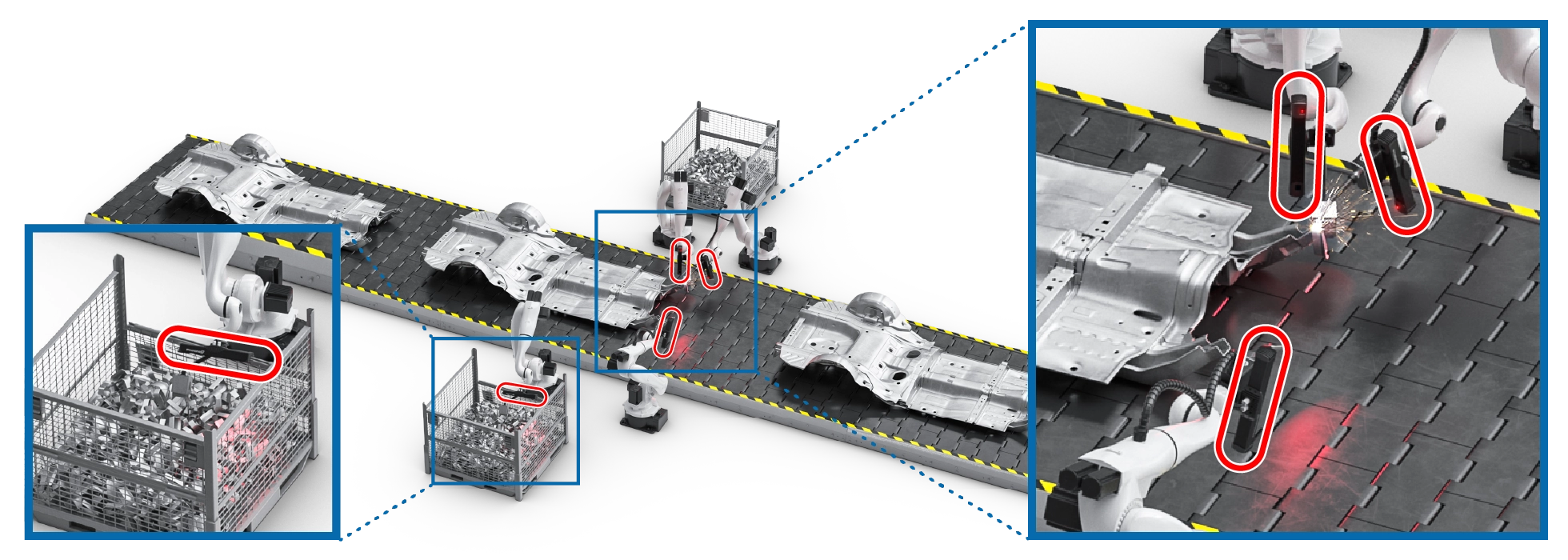 Photoneo 3Dスキャナーを使用したロボット溶接