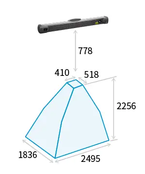 高速・広範囲３Ｄリアルタイムスキャナー MotionCam-3D-L