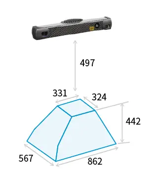 高速・広範囲３Ｄリアルタイムスキャナー MotionCam-3D-M