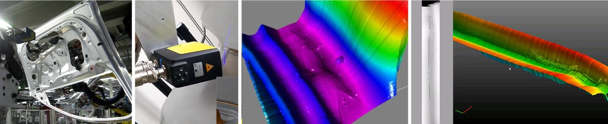 自動車のボディパネルのギャップ検査や外見検査も３Ｄ検査で実現