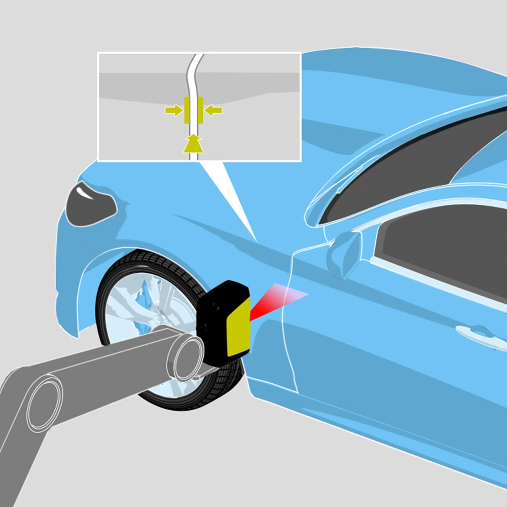 自動車のボディとドアの間のずれなどの検査もSmartRay 3Dセンサで実現