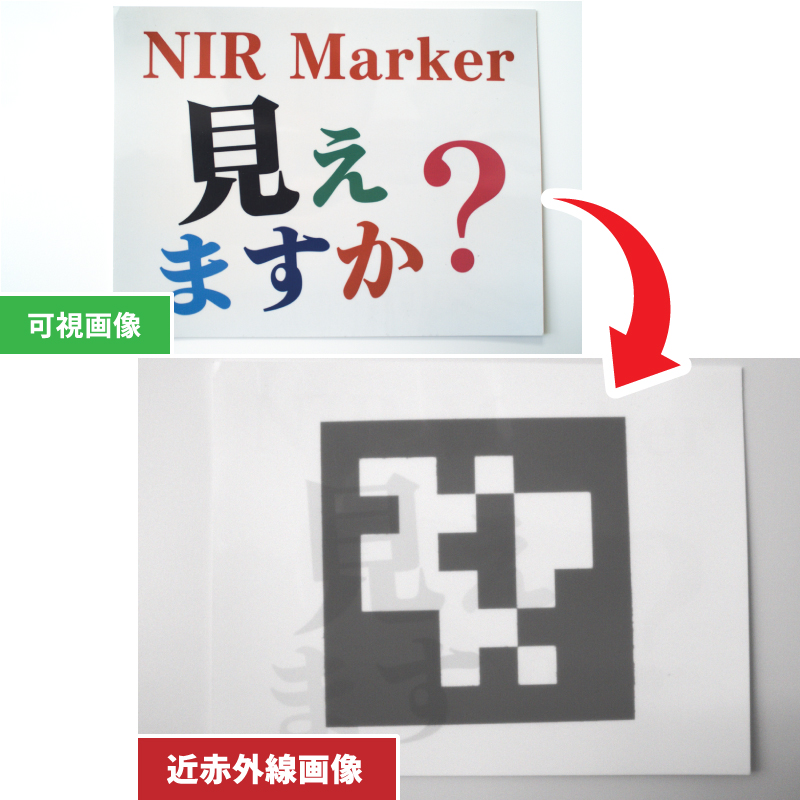 可視画像⇒近赤外線画像4