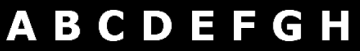 コンピュータフォントを使用して生成された合成文字。